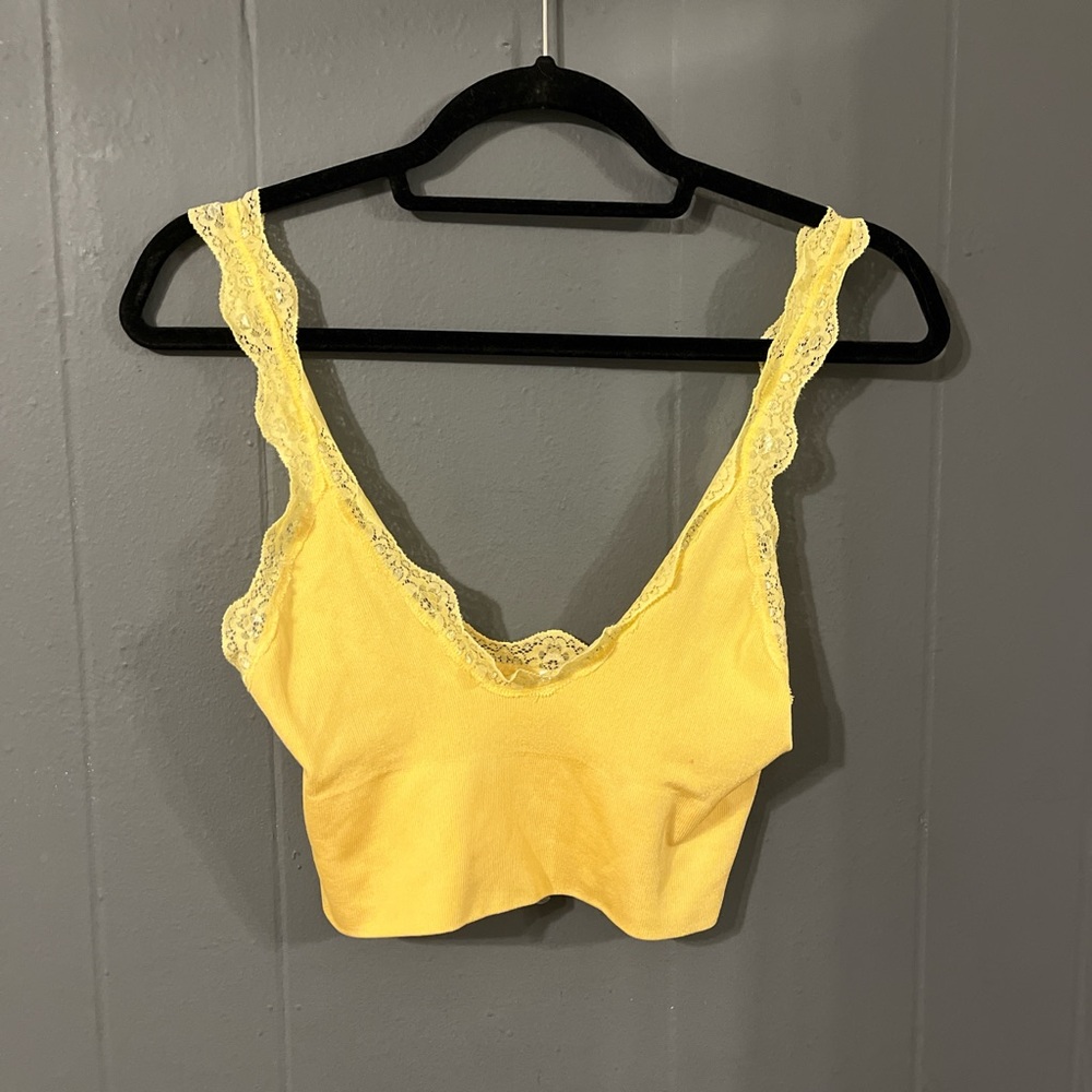 Urban outfitters lace crop top